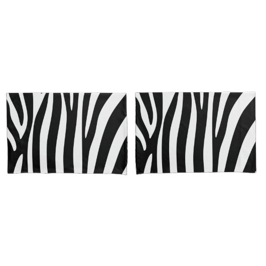 Paar van pijltjes - Zebra Print Kussensloop (Voorkant-Set)