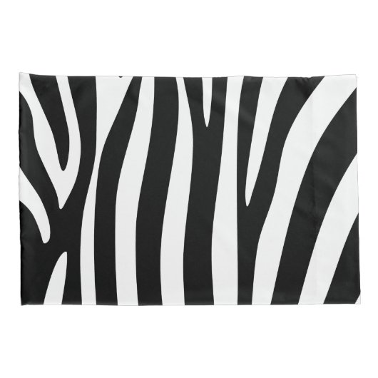 Paar van pijltjes - Zebra Print Kussensloop (Achterkant-Rechts)