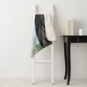 Paar van pinguïns - keukenhanddoek sherpa deken (In situ)