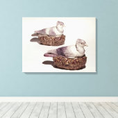 Paar van potloffen van Staffordshire Canvas Afdruk (Insitu (Houten vloer))