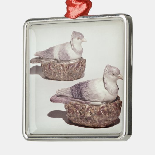 Paar van potloffen van Staffordshire Metalen Ornament (Links)