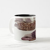 Paar van potloffen van Staffordshire Tweekleurige Koffiemok (Voorkant links)