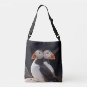 Paar van Puffins Crossbody Tas (Achterkant)