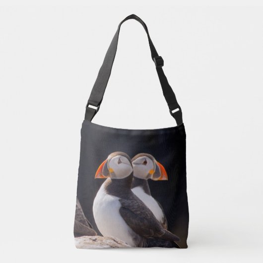 Paar van Puffins Crossbody Tas (Voorkant)