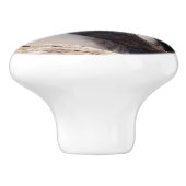 Paar van Puffins Keramische Knop (Zijkant)