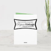 Paar van Retro 1950 Kaart (Achterkant)