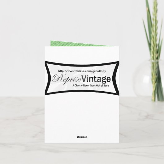 Paar van Retro 1950 Kaart (Achterkant)