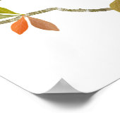 Paar van Robin Birds Poster Print (Hoek)