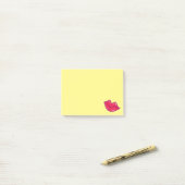 Paar van Rode Lips Post-it® Notes (Op bureau)