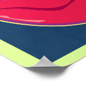 Paar van Rode Lips Poster (Hoek)