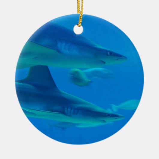 Paar van Sharks Ornament (Voorkant)