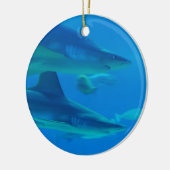 Paar van Sharks Ornament (Links)