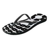 Paar van sportief schoenafdrukken teenslippers (Schuin)