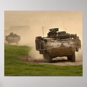 Paar van Stryker Vehicles Poster