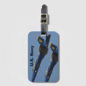 Paar van U.S. Navy Blue Angels Acryl Bagagelabel (Voorkant (verticaal))