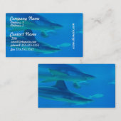 Paar van Visitekaartjes van haaien (Voorkant / Achterkant)