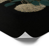 Paar van White Egrets Poster (Hoek)