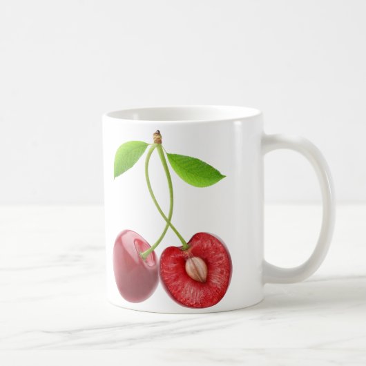 Paar van zoete kersen koffiemok (Rechts)