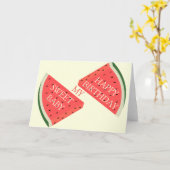 Paar Verjaardag Kaart Mijn lieve Baby - Ik hou van (Gele Bloem)