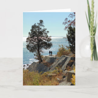 Paar verliefd - Blank Wenskaart Kaart