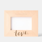 Paar Verloving Gegraveerde Lijstjes (Voorkant)