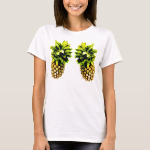 Paar Verwaande Ananassen T-shirt