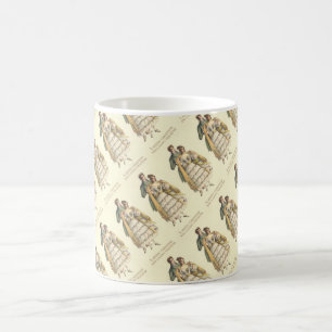 paar Victoriaans kerst Mok