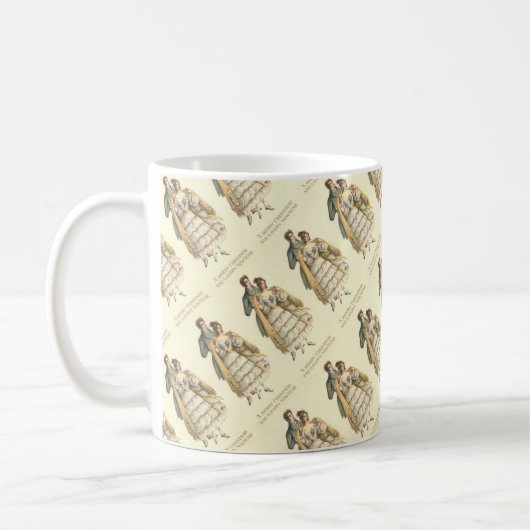 paar Victoriaans kerst Mok (Links)