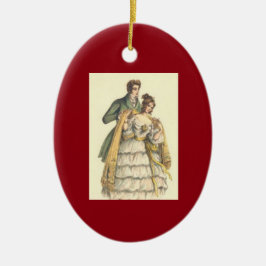  Paar Victoriaans Kerstboom Ornament