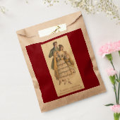  paar Victoriaans kersttassen Bedankzakje (Gezegeld)