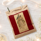  paar Victoriaans kersttassen Bedankzakje (Geknipt)