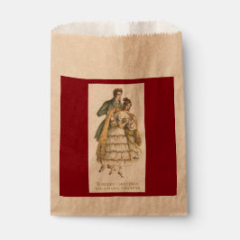  paar Victoriaans kersttassen Bedankzakje