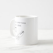 Paar voor altijd samen bruiloft cadeau Verloving Koffiemok (Voorkant links)