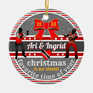 Paar/vriendschap Keramisch Ornament