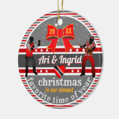 Paar/vriendschap Keramisch Ornament (Links)