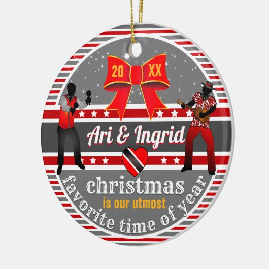 Paar/vriendschap Keramisch Ornament (Links)