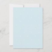  paar walvisBaby shower Kaart (Achterkant)