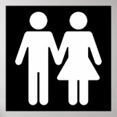 Paar WC-stijl Poster (Voorkant)