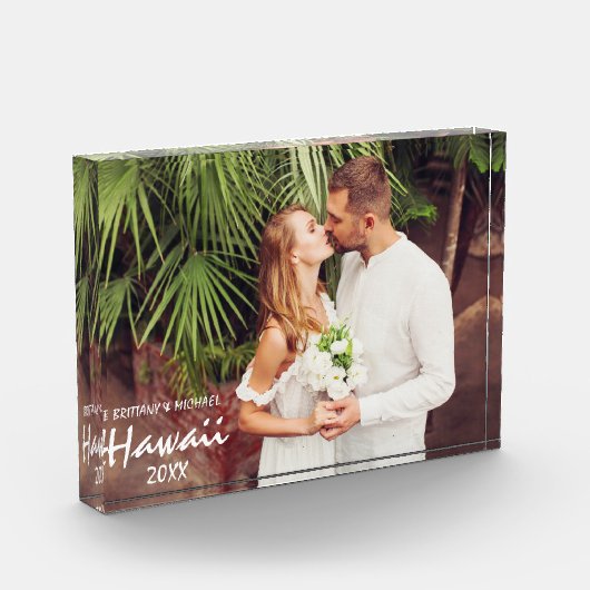 Paar Wedding en Honeymoon Fotoblokken (Links)