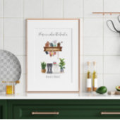 Paar Welly laarzen Housewarming Poster