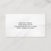 paar werkt uit | fitnessapparatuur visitekaartje (Achterkant)