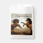 paar wilde paarden bedankzakje (Voorkant)