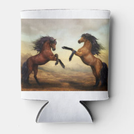 paar wilde paarden blikjeskoeler