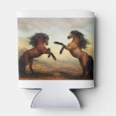 paar wilde paarden blikjeskoeler (Achterkant)