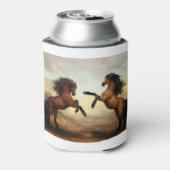 paar wilde paarden blikjeskoeler (Blikje Achterkant)