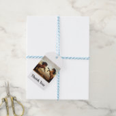 paar wilde paarden cadeaulabel (Met Touw)