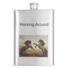 paar wilde paarden flacon