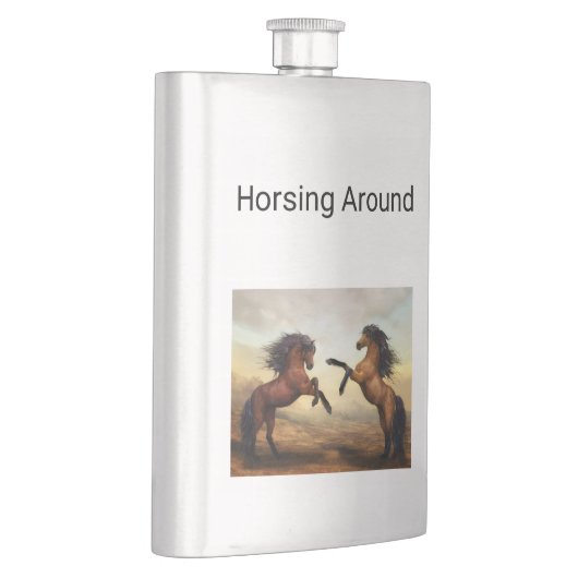 paar wilde paarden flacon (Rechts)