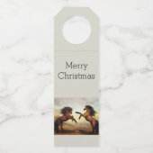 paar wilde paarden flessenhanger (Voorkant)