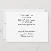 paar wilde paarden kaart (Achterkant)